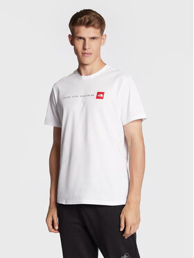 The North Face The North Face T-krekls Never Stop Exploring NF0A7X1M Balts Regular Fit