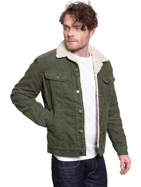 Lee Lee Kurtka zimowa SHERPA JACKET Zielony Regular Fit