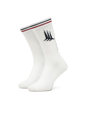 Aeronautica Militare Aeronautica Militare Dlouhé ponožky 251CZ010L499 Bílá