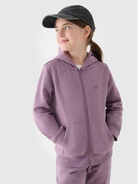 4F 4F Bluza 4FJWMM00TSWSF1315-51S Fioletowy Regular Fit