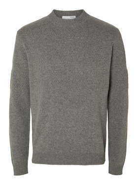 Selected Homme Selected Homme Megztinis 16090155 Pilka Regular Fit
