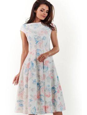 Infinite You Infinite You Sukienka letnia M169 Kolorowy Basic Fit