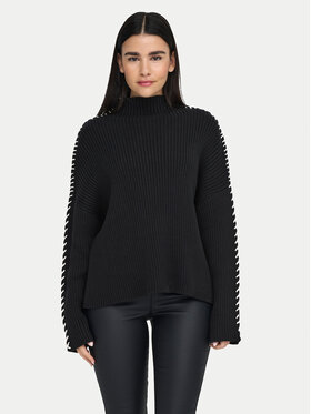 ONLY ONLY Rolák Queenie 15330680 Čierna Loose Fit