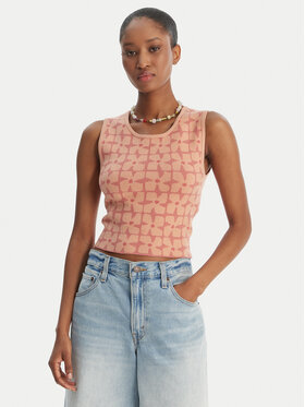 RVCA RVCA Top Shiver 23B071504 Rosa Slim Fit