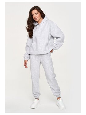 Makadamia Makadamia Dres M948 Szary Loose Fit