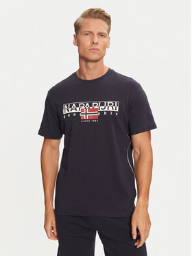 Napapijri Napapijri T-Shirt S-Aylmer NP0A4HTO Σκούρο μπλε Regular Fit