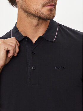 Boss Polo Majica Paule 4 50506195 Mornarsko Modra Slim Fit