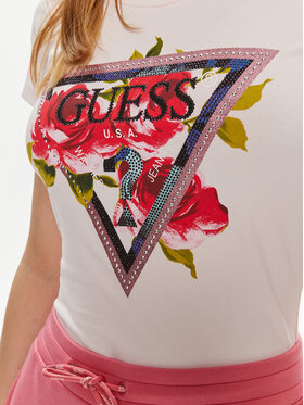 Guess T-shirt W4YI71 J1314 Ružičasta Regular Fit