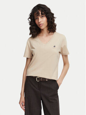 Beverly Hills Polo Club Beverly Hills Polo Club T-krekls P-SS26W-TS516518 Bēšs Regular Fit