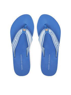 Tommy Hilfiger Tommy Hilfiger В'єтнамки Hilfiger Webbing Beach Sandal FW0FW08515 Голубий