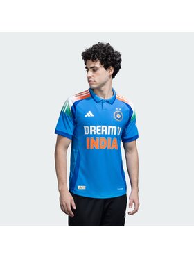 adidas adidas Koszulka techniczna 146121 Błękitny Regular Fit