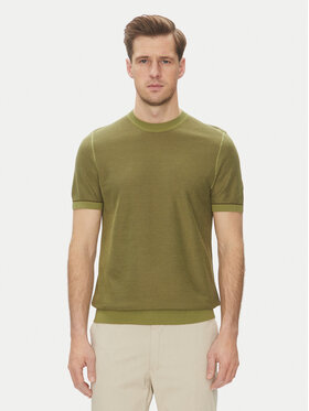 BOSS BOSS Pullover Jianfranco 50537642 Grün Regular Fit