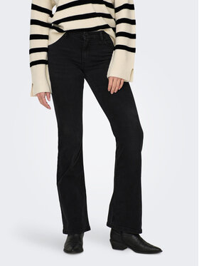 JDY JDY Jeansy Blume 15306030 Černá Straight Fit