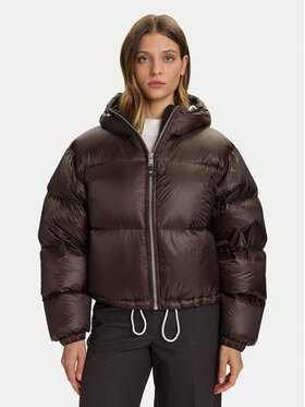 Tommy Hilfiger Tommy Hilfiger Pūkinė striukė WW0WW46541 Ruda Regular Fit