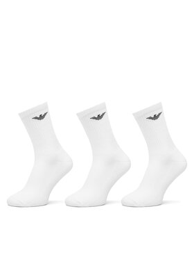 Emporio Armani Emporio Armani Lange Socken EM000554 AF14499 M0066 Weiß