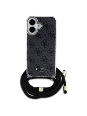 Guess Guess Etui na telefon Apple iPhone 16 Czarny