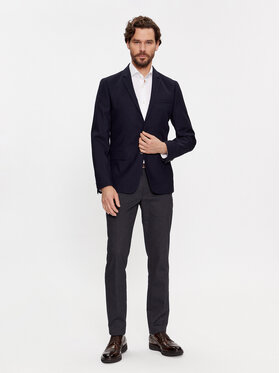 JOOP! Srajca 30034392 Bela Slim Fit