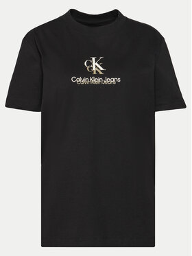 Calvin Klein Jeans Calvin Klein Jeans T-shirt Shadow Graphic J20J225545 Nero Regular Fit