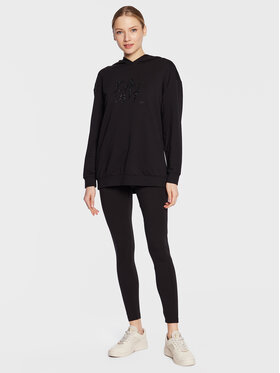 EA7 Emporio Armani EA7 Emporio Armani Souprava mikina a legíny 3RTV63 TJEAZ 1200 Černá Regular Fit