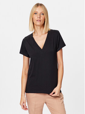 Sisley Sisley T-Shirt 3096L400B Czarny Regular Fit