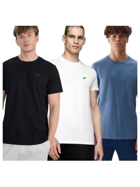 4F 4F Set di t-shirt 4FWSS25TTSHM3965-93S Multicolore Regular Fit