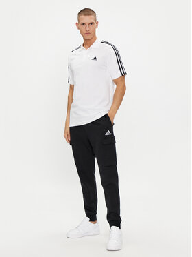 Adidas Donji Dio Trenerke Essentials Fleece Regular Tapered Cargo Joggers HL2226 Crna Regular Fit