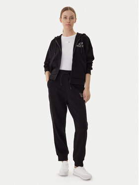 EA7 Emporio Armani EA7 Emporio Armani Tepláková souprava 7W000420 AF12473 MC026 Černá Relaxed Fit