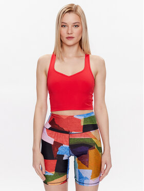Casall Casall Top 22158 Rdeča Slim Fit