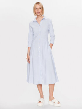 Iconique Iconique Рокля тип риза IC23 047 Син Regular Fit
