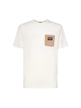 Oakley Oakley T-Shirt FOA403729 Biały Regular Fit