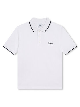 Boss Поло J25P26 S Білий Regular Fit