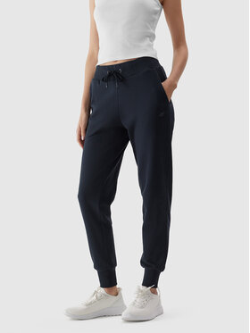 4F 4F Pantaloni da tuta 4FAW23TTROF474 Blu scuro Regular Fit