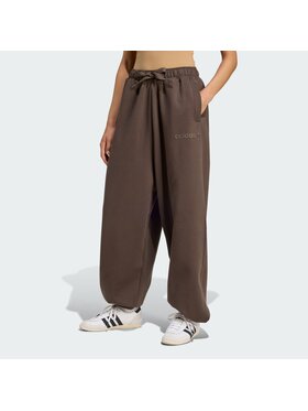 adidas adidas Spodnie capri 151025 Zielony Oversize
