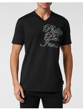 PHILIPP PLEIN PHILIPP PLEIN Tričko 9929 Čierna Regular Fit