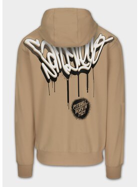 PITBULL PITBULL Bluza GRAFFITI Beżowy Regular Fit