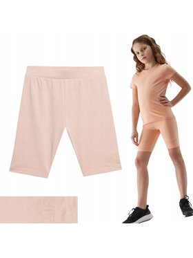 4F 4F Legginsy 4FJWSS24TTIGF129-65S Różowy