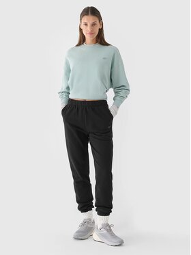 4F 4F Spodnie dresowe 4FWAW24TTROF0925-20S Czarny Regular Fit