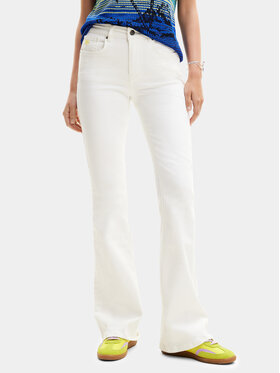 Desigual Desigual Jeans Ohio 24SWDD25 Weiß Flare Fit