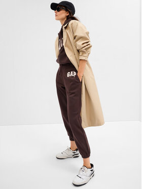 Gap Gap Teplákové nohavice 463492-20 Hnedá Regular Fit