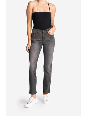 RJ Rocks Jeans RJ Rocks Jeans Jeansy Jennifer Khaki Slim Leg