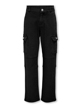 Kids ONLY Kids ONLY Spodnie materiałowe 15300088 Czarny Straight Fit