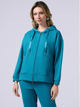 Oltre Oltre Felpa G863J104015N024 Turchese Regular Fit