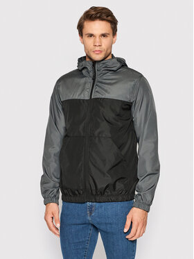 Brave Soul Brave Soul Prechodná bunda MJK-ASHBLOCK Čierna Regular Fit