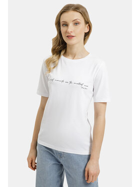Cross Jeans Cross Jeans T-Shirt 56271-008 Biały