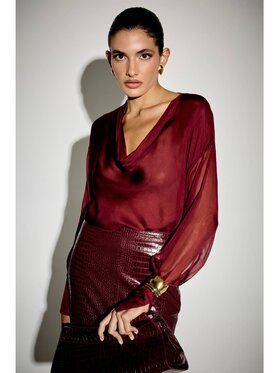 Guess Guess Top 185047 Czerwony Classic Fit