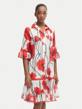 Iconique Iconique Лятна рокля IC26-087 Червен Regular Fit