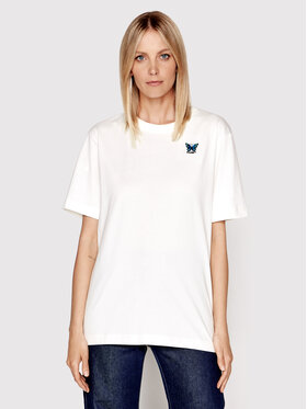 Silvian Heach Silvian Heach T-shirt Kaisa PGP22373TS Bianco Oversize