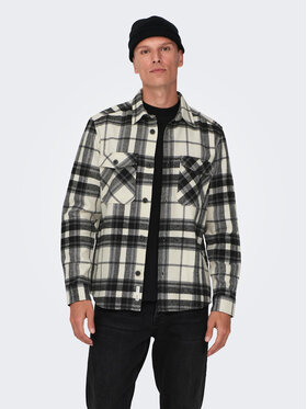 Only & Sons Only & Sons Camicia 22026313 Grigio Loose Fit