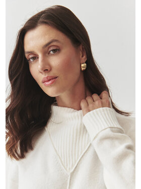 TATUUM TATUUM Sweter PARKER Kremowy Oversize
