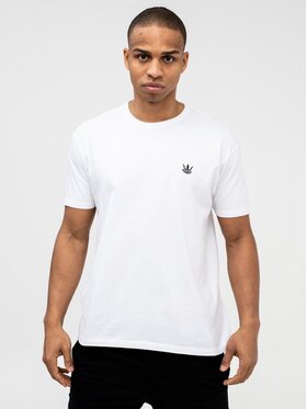 Jigga Wear Jigga Wear T-Shirt Koszulka Z Krótkim Rękawem Jigga Wear Mini Crown Biała M Biały Regular Fit